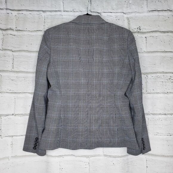 Michael Michael Kors plaid check blazer size 4 - Picture 2 of 11